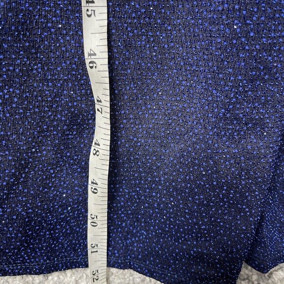 Maggy London Keyhole Neck Long Sleeve Cocktail Dress in‎ Navy Size Dress 10 - Picture 6 of 8